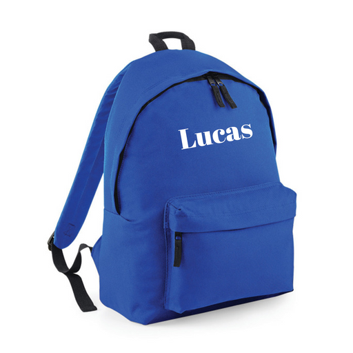 Backpack with Name - Dark Blue My Customized